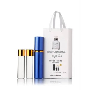 Чоловічий міні парфум DG Light Blue, 3*15 мл