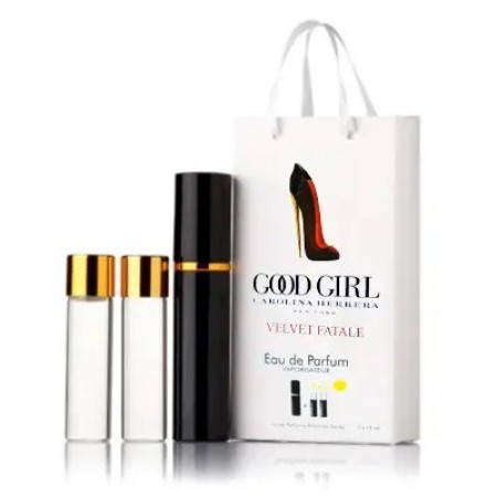 Жіноча міні парфум Carolina Herrera Good Girl Velvet Fatale, 3*15 мл