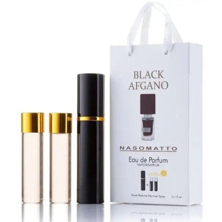 Міні парфум унісекс NASOMATTO Black Afgano 3х15 мл