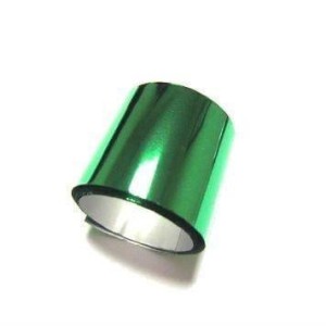 Фольга для дизайна ногтей зеленая  1м