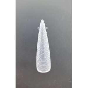 Верхні форми пластикові 120 шт, стилет, принт змії. Photo 2