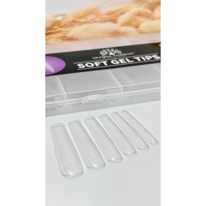 Гелеві типси Global Fashion Soft Gel Tips, квадрат,  240 шт. Photo 2
