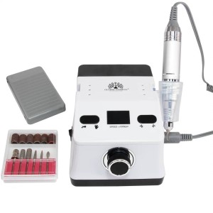 Фрезер для манікюру та педикюру Global Fashion 50000 про 80W, ZS-718-white