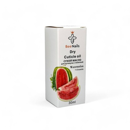 Суха олія для кутикули Bee Nails "Watermelon", 30 мл