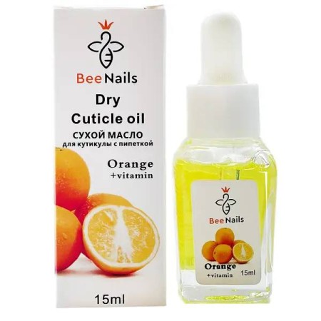 Суха олія для кутикули Bee Nails "Orange", 15 мл