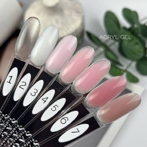 Акрил гель Saga Professional Acryl Gel 01 прозорий, 13 мл. Photo 2