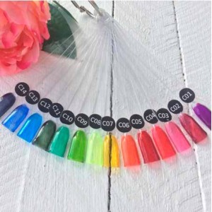 Гель лак Kodi Crystal №С06 (красный, витраж), 8 мл. Photo 2