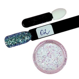 Втирка дня для нігтів Master Professional СRYSTAL Glitters MP-483-02. Photo 2