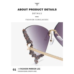 Витончені жіночі окуляри сонцезахисні у формі метелика. Photo 3