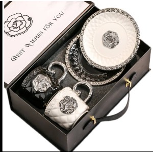 Подарунковий чайний, кавовий сервіз у стилі Chanel. Photo 2