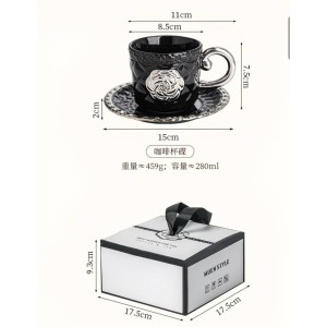 Подарунковий чайний, кавовий сервіз у стилі Chanel. Photo 3